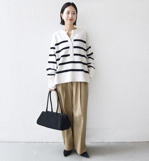 SHIPS for women「【WEB限定】ポリエステル スエード 横長 ボストン バッグ」|ボストンバッグ|