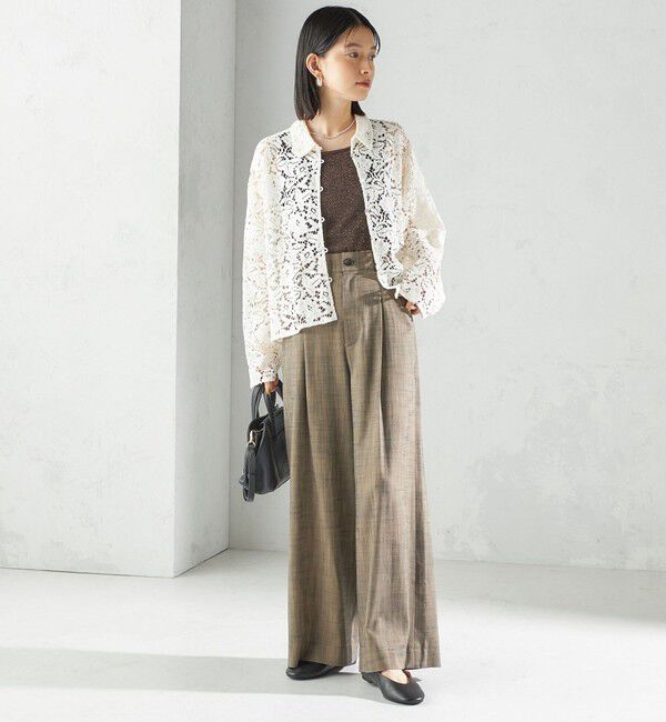 SHIPS for women「〈手洗い可能〉レース シャツ 羽織」|シャツ・ブラウス|