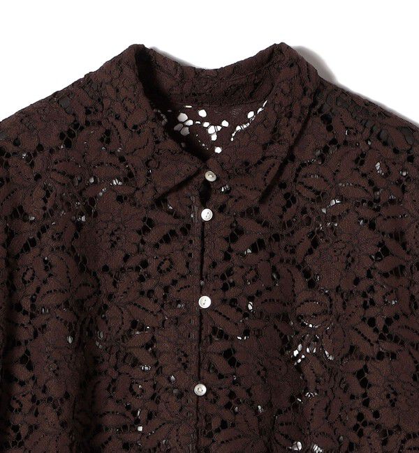 SHIPS for women「〈手洗い可能〉レース シャツ 羽織」|シャツ・ブラウス|