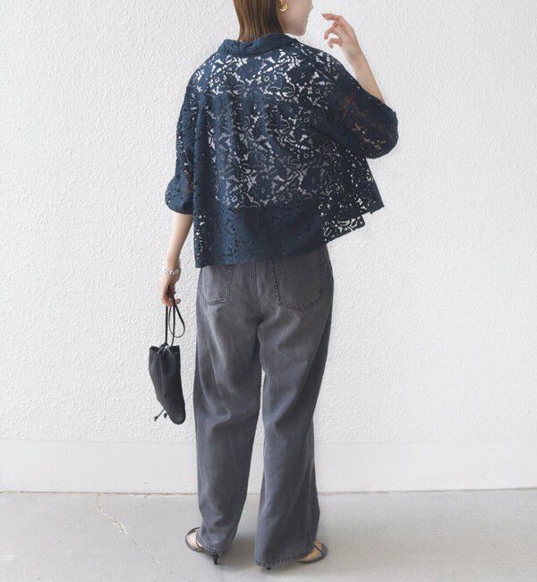 SHIPS for women「〈手洗い可能〉レース シャツ 羽織」|シャツ・ブラウス|