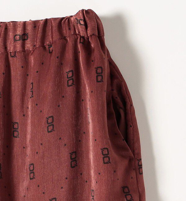 quaranciel「quaranciel:〈手洗い可能〉モノグラム ドット リラックス ワイド パンツ」|その他|