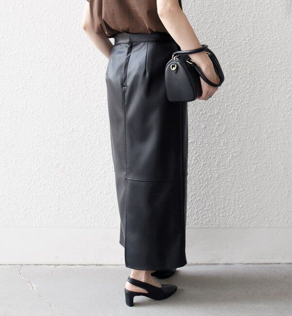 SHIPS any「SHIPS any: クロス ステッチ Iライン スカート」|タイト|