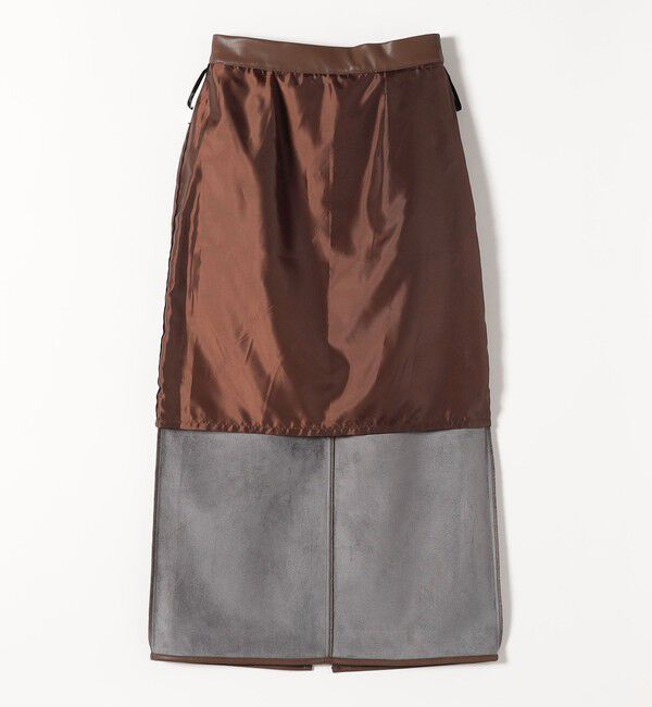 SHIPS any「SHIPS any: クロス ステッチ Iライン スカート」|タイト|