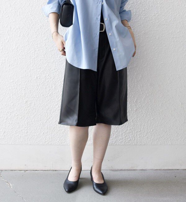 SHIPS any「SHIPS any: センター ピンタックライン ハーフパンツ」|その他|