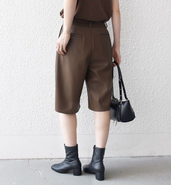 SHIPS any「SHIPS any: センター ピンタックライン ハーフパンツ」|その他|