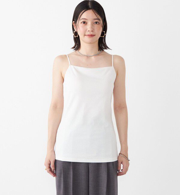 SHIPS Colors 「SHIPS Colors:〈抗菌防臭・洗濯機可能〉テレコ カップ キャミ」|インナー|