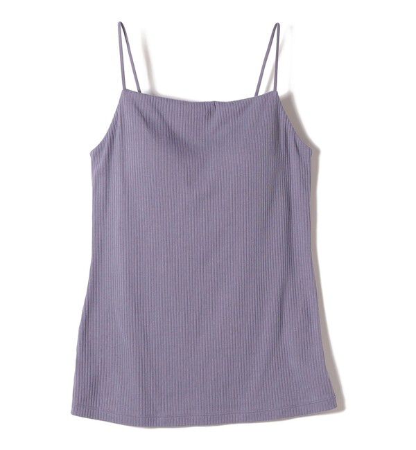 SHIPS Colors 「SHIPS Colors:〈抗菌防臭・洗濯機可能〉テレコ カップ キャミ」|インナー|ラベンダー