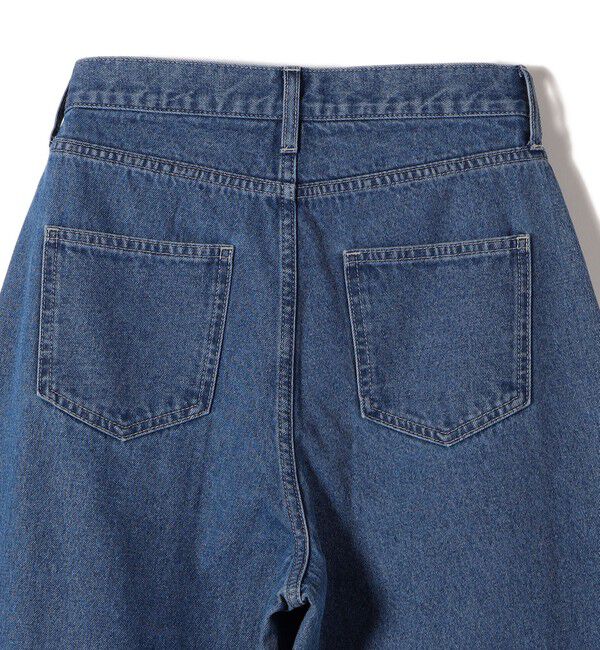SHIPS for women「〈洗濯機可能〉2タック カーブ デニム パンツ」|デニム|