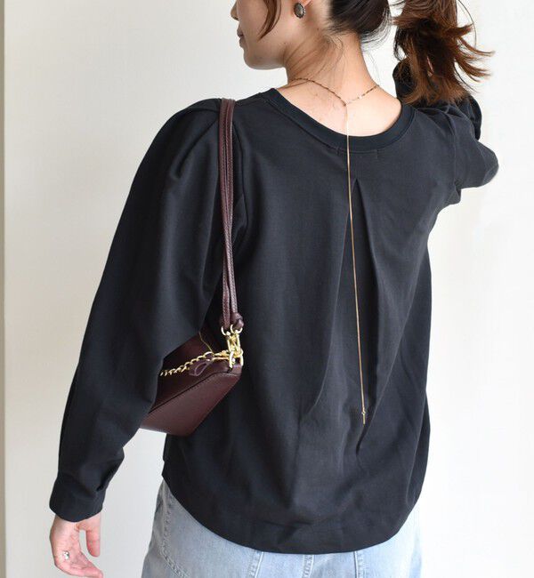 SHIPS for women「DEPEND インレー タック デザイン プルオーバー」|Tシャツ・カットソー|