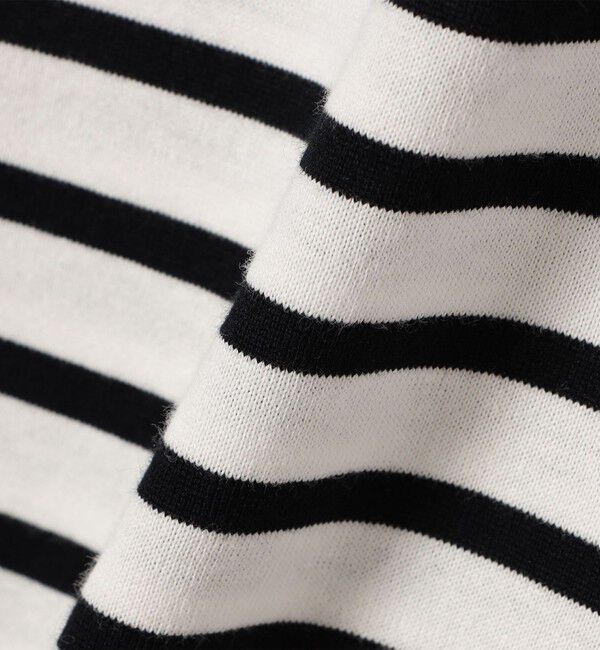 SHIPS for women「コットン 天竺 ラウンド ヘム 袖 リブ カットソー」|Tシャツ・カットソー|