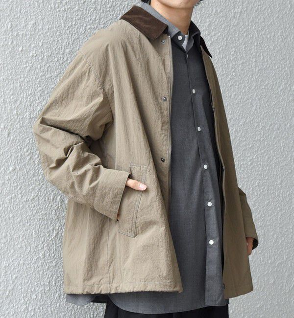 SHIPS any「【SHIPS any別注】Bollington: タスランナイロン ショート ハンティングジャケット◇」|ブルゾン・スタジャン|