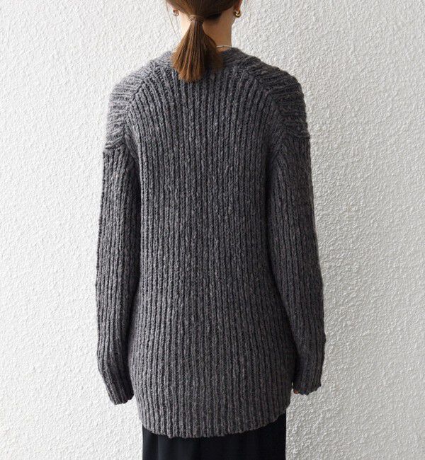 SHIPS any「SHIPS any:〈手洗い可能〉ロービング ルーズ Vネック ニット カーディガン」|カーディガン|