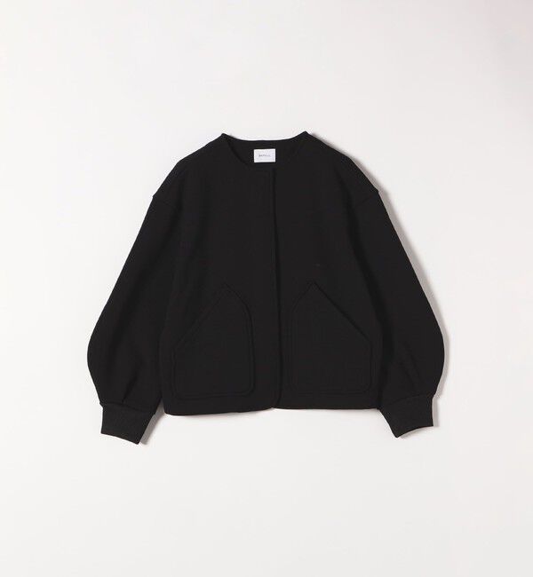 SHIPS any「SHIPS any:〈洗濯機可能〉ダンボール ノーカラー コンパクト ブルゾン」|ブルゾン・スタジャン|