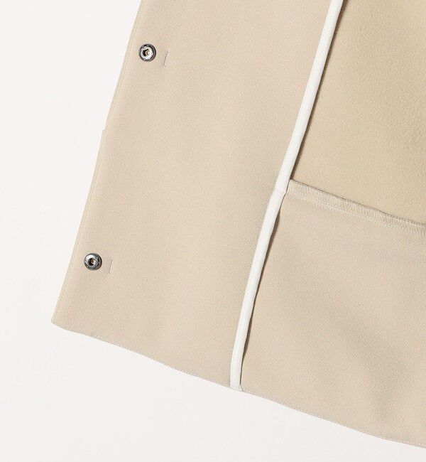 SHIPS any「【WEB限定】SHIPS any:〈洗濯機可能〉ダンボール コクーン ノーカラー コート」|ノーカラージャケット|