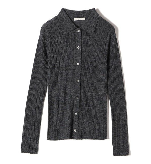 SHIPS for women「〈手洗い可能〉ランダム リブ ポロ ニット カーディガン」|カーディガン|