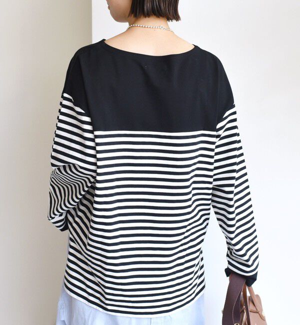 SHIPS for women「【WEB限定】〈洗濯機可能〉ビッグ バスク シャツ」|Tシャツ・カットソー|