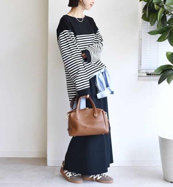 SHIPS for women「【WEB限定】〈洗濯機可能〉ビッグ バスク シャツ」|Tシャツ・カットソー|