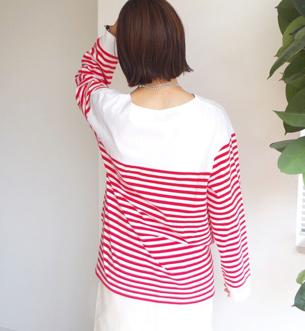 SHIPS for women「【WEB限定】〈洗濯機可能〉ビッグ バスク シャツ」|Tシャツ・カットソー|