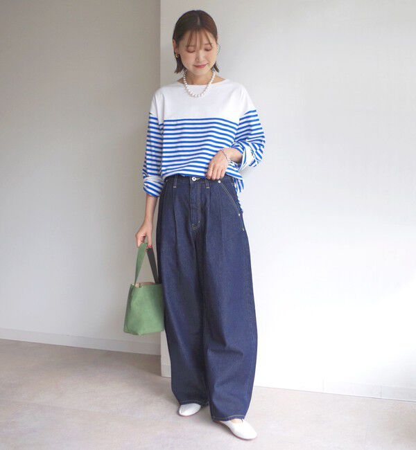 SHIPS for women「【WEB限定】〈洗濯機可能〉ビッグ バスク シャツ」|Tシャツ・カットソー|