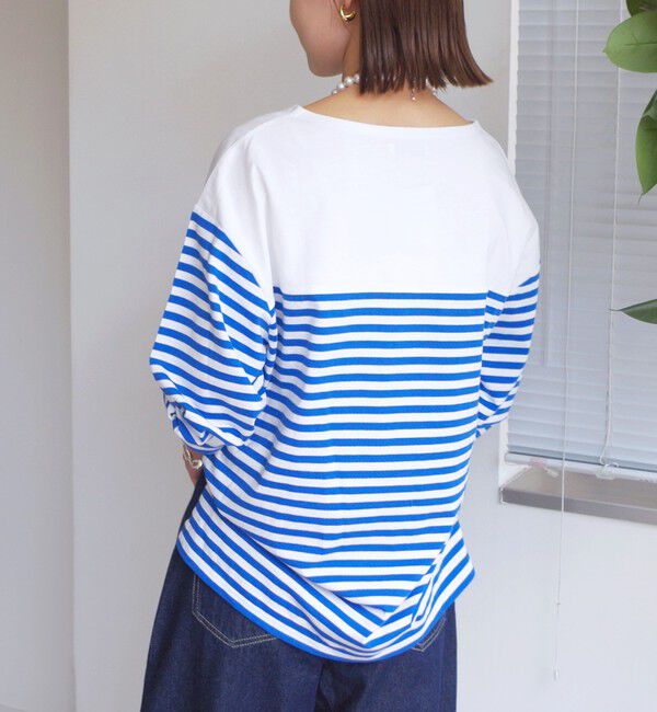 SHIPS for women「【WEB限定】〈洗濯機可能〉ビッグ バスク シャツ」|Tシャツ・カットソー|