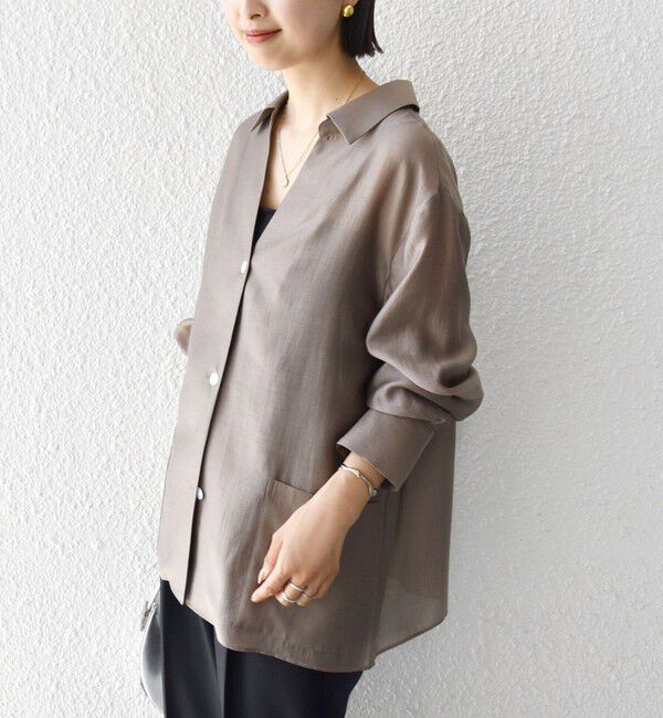 SHIPS for women「〈手洗い可能〉シアー ジャケット 羽織」|その他|