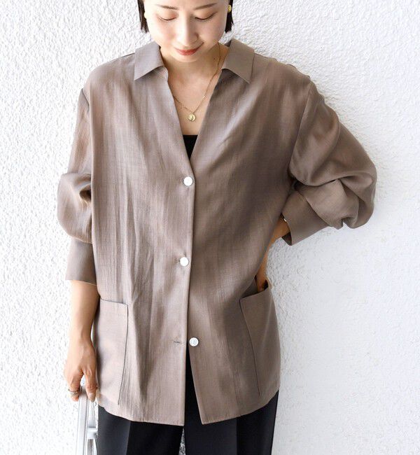 SHIPS for women「〈手洗い可能〉シアー ジャケット 羽織」|その他|