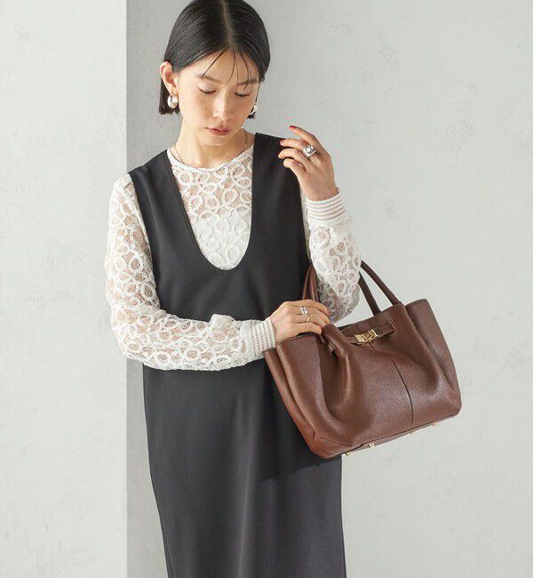 SHIPS for women「BEAURE: ヒネリ 金具付き バッグ」|トートバッグ|