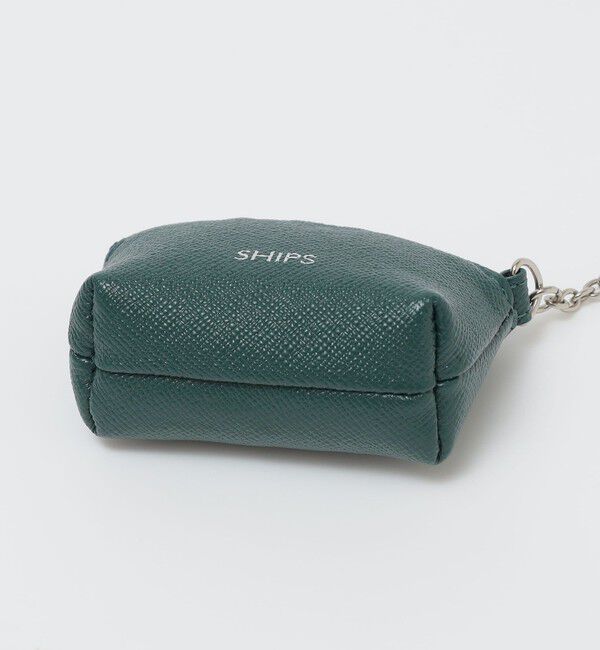 SHIPS「【WEB限定】SHIPS:【SAFFIANO LEATHER】ミニ ポーチ バッグ チャーム」|ポーチ|