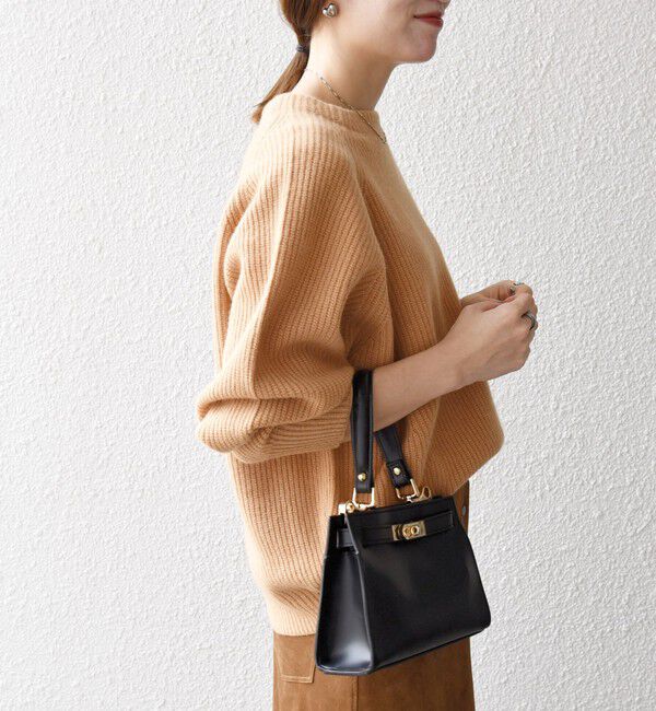 SHIPS any「SHIPS any:〈手洗い可能〉AQUA カシミヤ ミックス ハイネック ニット」|ニット・セーター|