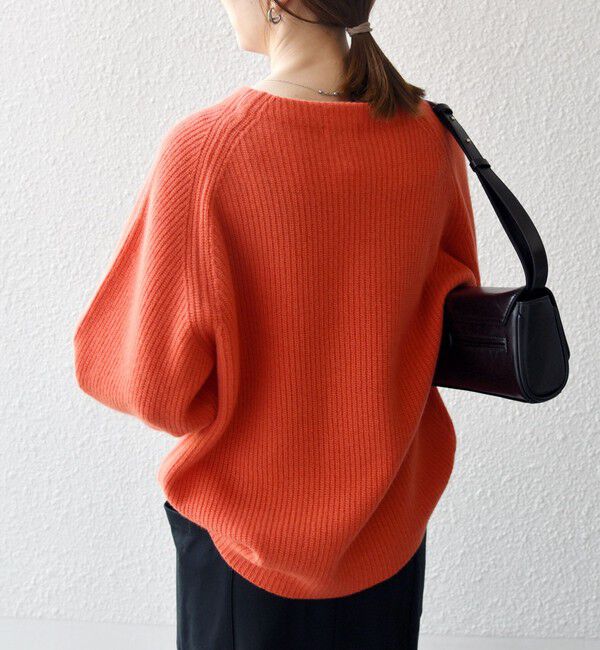 SHIPS any「SHIPS any:〈手洗い可能〉AQUA カシミヤ ミックス ハイネック ニット」|ニット・セーター|