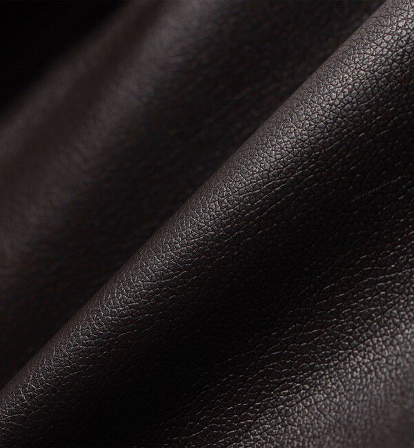 SHIPS for women「SHIPS Primary Navy Label:〈手洗い可能〉合皮 ジレ」|ベスト・ジレ|