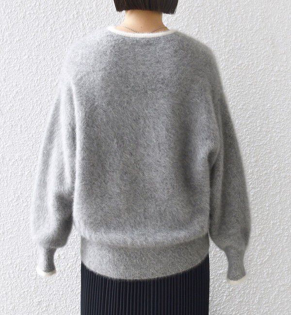 SHIPS for women「杢 フォックス カシミヤ クルーネック ニット プルオーバー」|ニット・セーター|