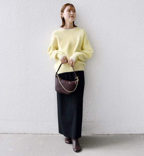 SHIPS for women「杢 フォックス カシミヤ クルーネック ニット プルオーバー」|ニット・セーター|