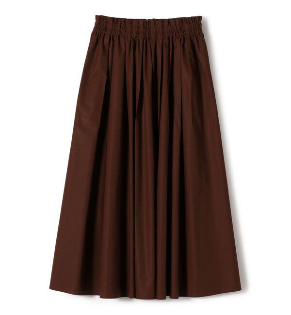 SHIPS for women「〈手洗い可能〉タイプライター チンツ タック ギャザー スカート」|スカート|