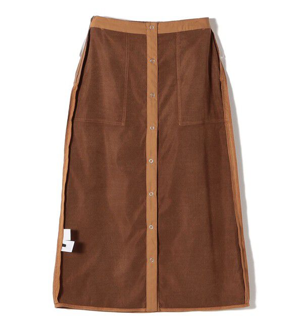 SHIPS Colors 「SHIPS Colors:フェイクスエード（ポリエステル）スカート◇」|台形|