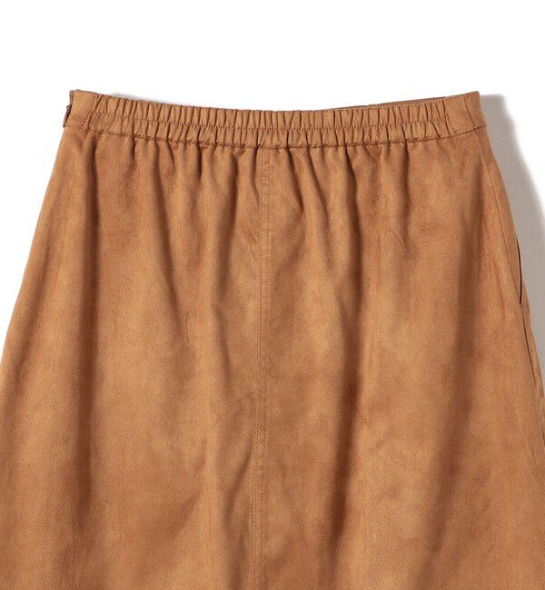 SHIPS Colors 「SHIPS Colors:フェイクスエード（ポリエステル）スカート◇」|台形|