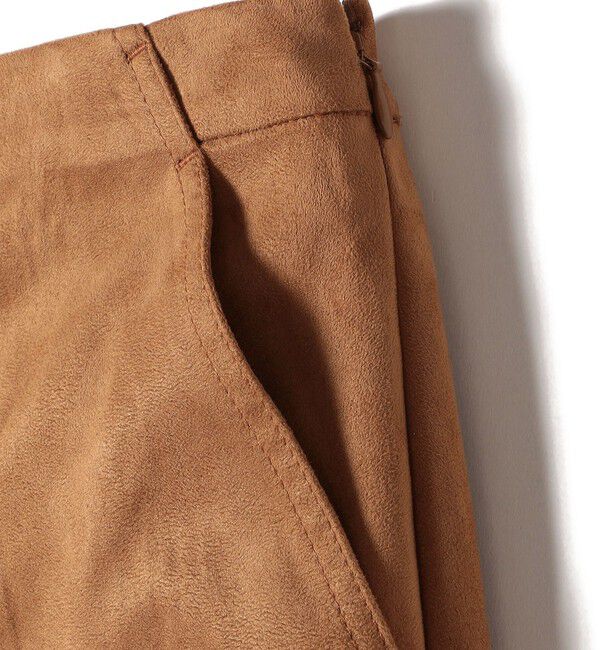 SHIPS Colors 「SHIPS Colors:フェイクスエード（ポリエステル）スカート◇」|台形|