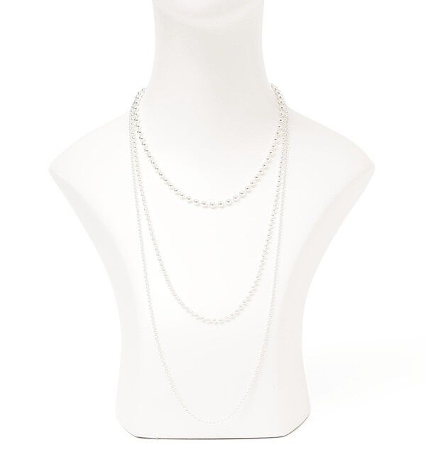 SHIPS for women「in mood:マルチ ボール チェーン ネックレス」|ネックレス|