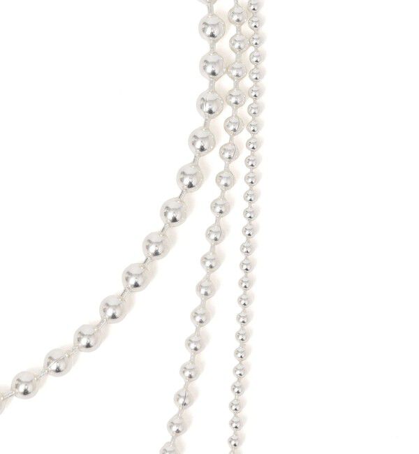 SHIPS for women「in mood:マルチ ボール チェーン ネックレス」|ネックレス|