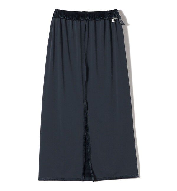 SHIPS for women「〈手洗い可能〉スノー クラッシュ ポリエステル ベロア ウエスト ゴム スカート」|スカート|