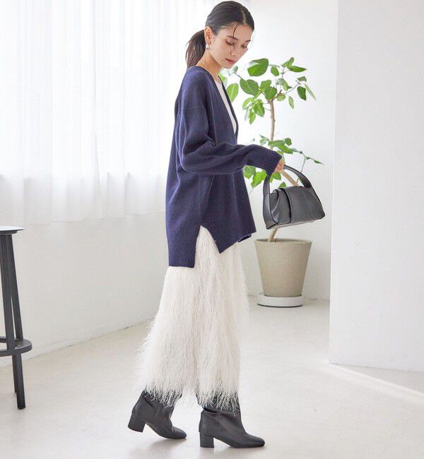 SHIPS for women「〈手洗い可能〉ウール カシミヤ Vネック プルオーバー」|ニット・セーター|