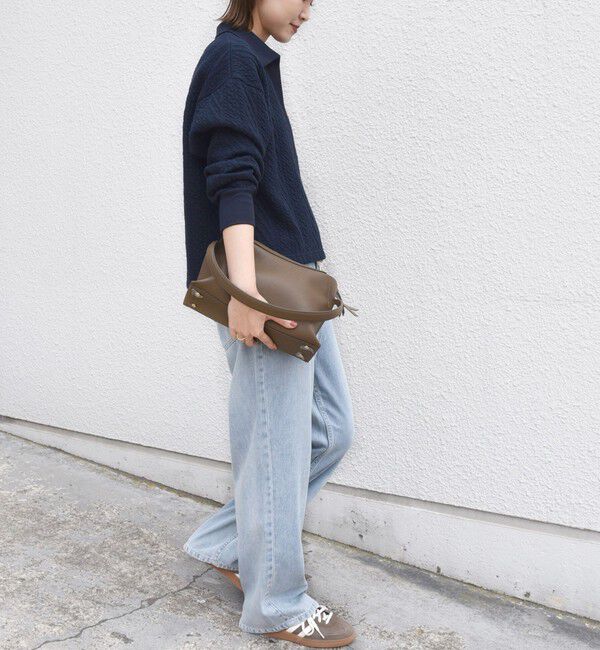 SHIPS for women「【WEB限定】〈手洗い可能〉ケーブル ジャージー ポロ プルオーバー」|Tシャツ・カットソー|