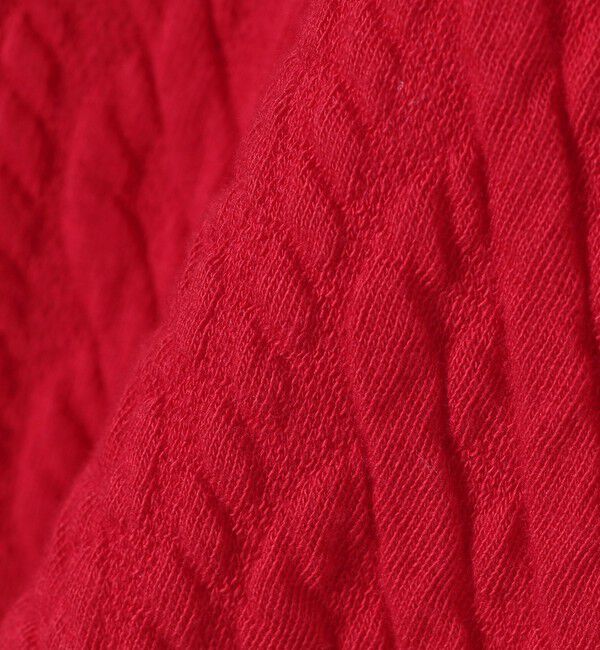 SHIPS for women「〈手洗い可能〉ケーブル ジャージー スキッパー プルオーバー」|Tシャツ・カットソー|