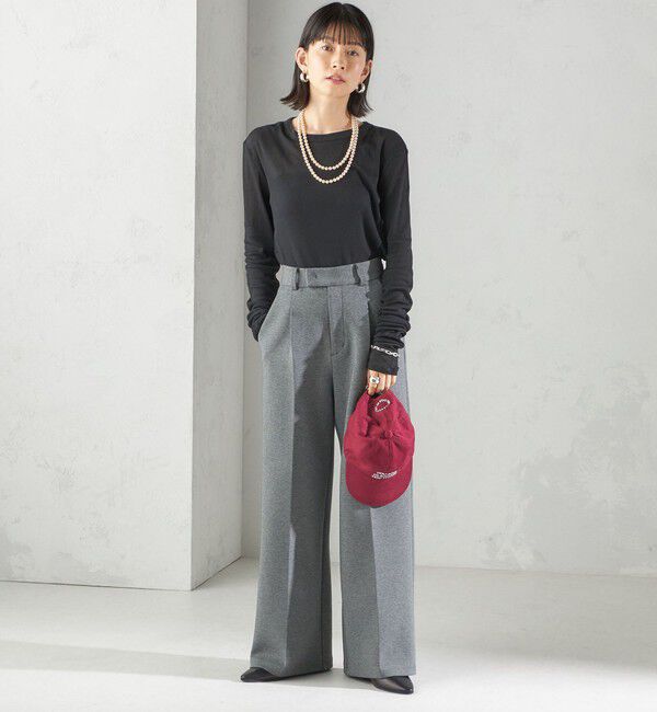 SHIPS for women「s.oyamadaコラボ:〈手洗い可能〉シアー テレコ ロング スリーブ TEE」|Tシャツ・カットソー|