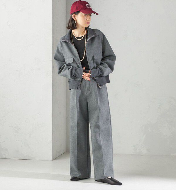 SHIPS for women「s.oyamadaコラボ:〈手洗い可能〉コットン エア ダンボール ブルゾン」|ブルゾン・スタジャン|