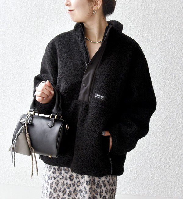 SHIPS any「【SHIPS any別注】TAION:〈洗濯機可能〉ボア ハイネック プルオーバー」|その他|