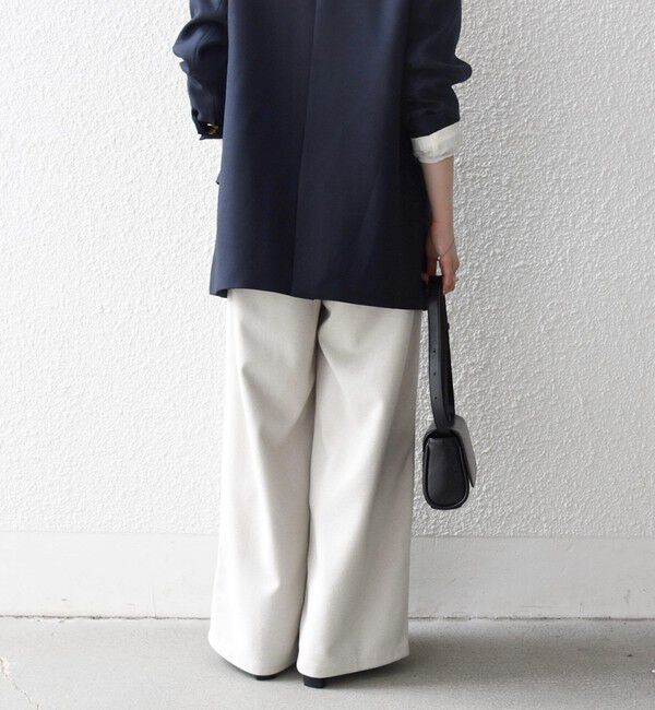 SHIPS any「SHIPS any:〈手洗い可能〉ウォーム イージー ワイド ストレート パンツ」|その他|