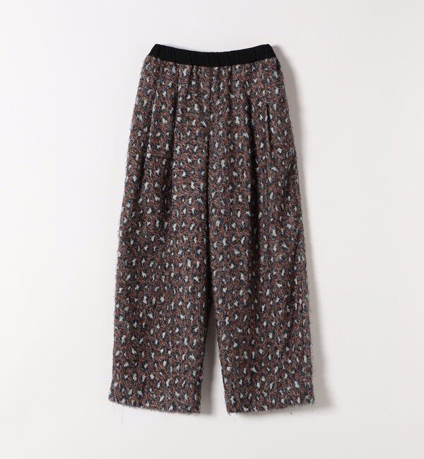 SHIPS any「SHIPS any:〈手洗い可能〉レオパード ジャカード ワイド イージー パンツ」|その他|