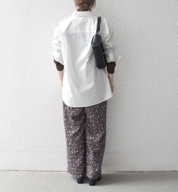 SHIPS any「SHIPS any:〈手洗い可能〉レオパード ジャカード ワイド イージー パンツ」|その他|