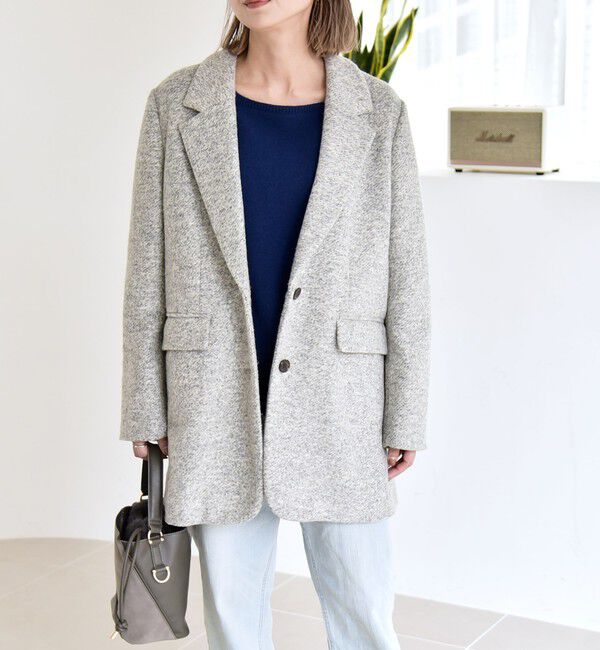 quaranciel「quaranciel: スライバー オーバー テーラード ジャケット コート」|その他|